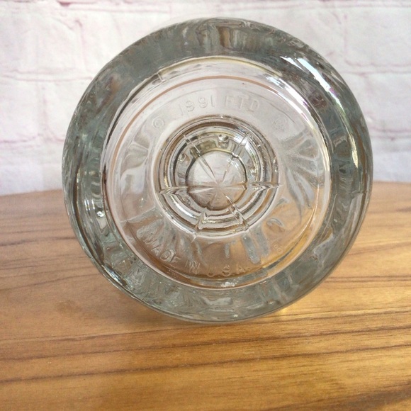 Vintage F.T.D. Clear Glass Starburst Taper Candle Holder - Picture 6 of 6